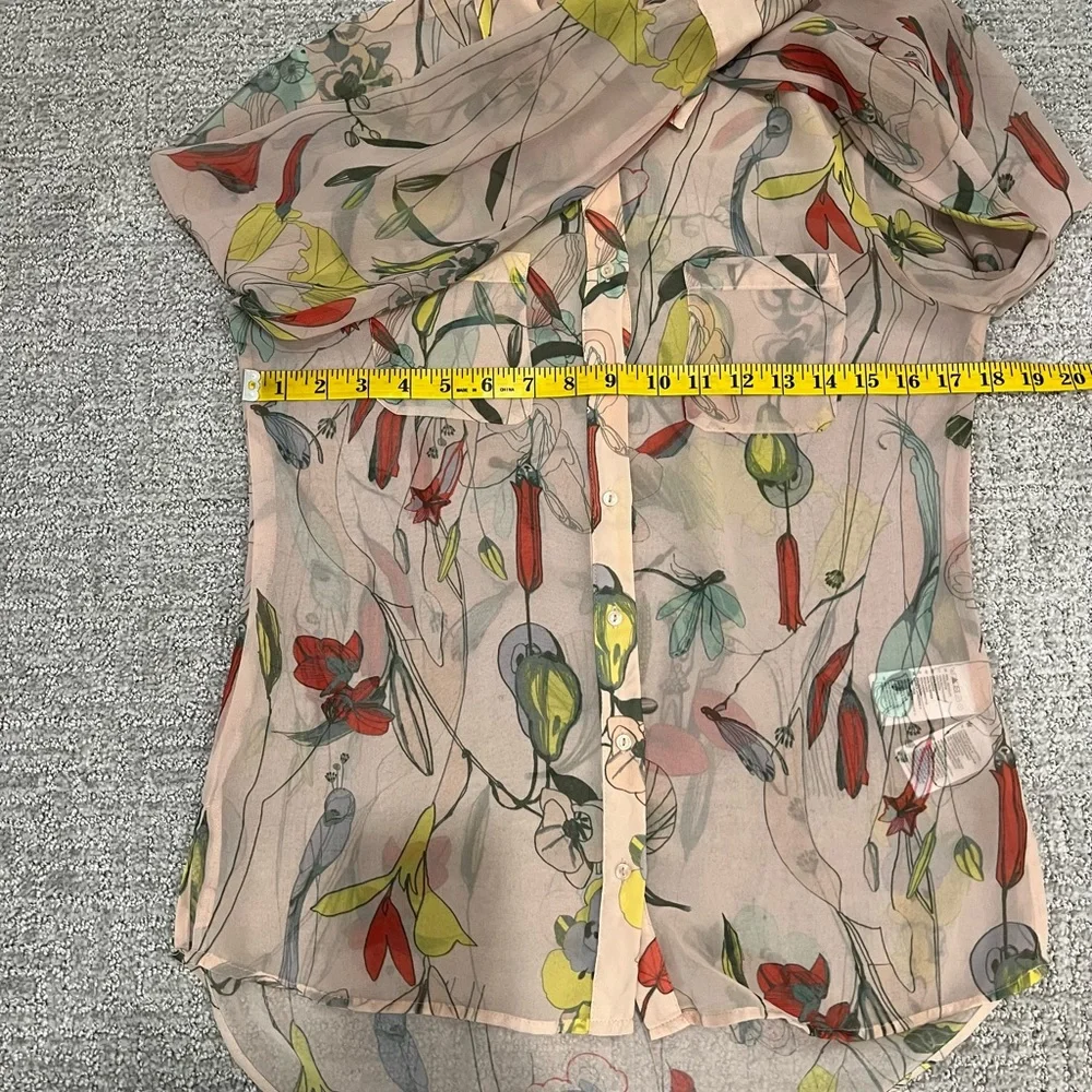 🌴 H&M Silky Floral Print Blouse And Shorts Set - Picture 6 of 14